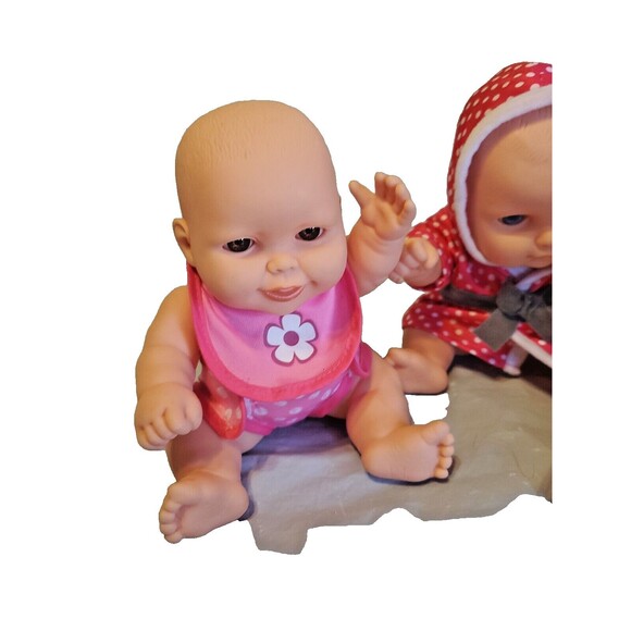 Anatomically Correct  Lot Of 3 Chubby Baby Girls 9" Nice Eyes Doll TR-16 945 - Picture 4 of 16